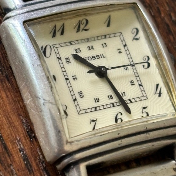 Fossil Vintage Square Art Deco Style Watch - Picture 7 of 16